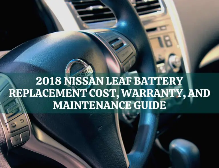 2018 Nissan Leaf Battery Replacement