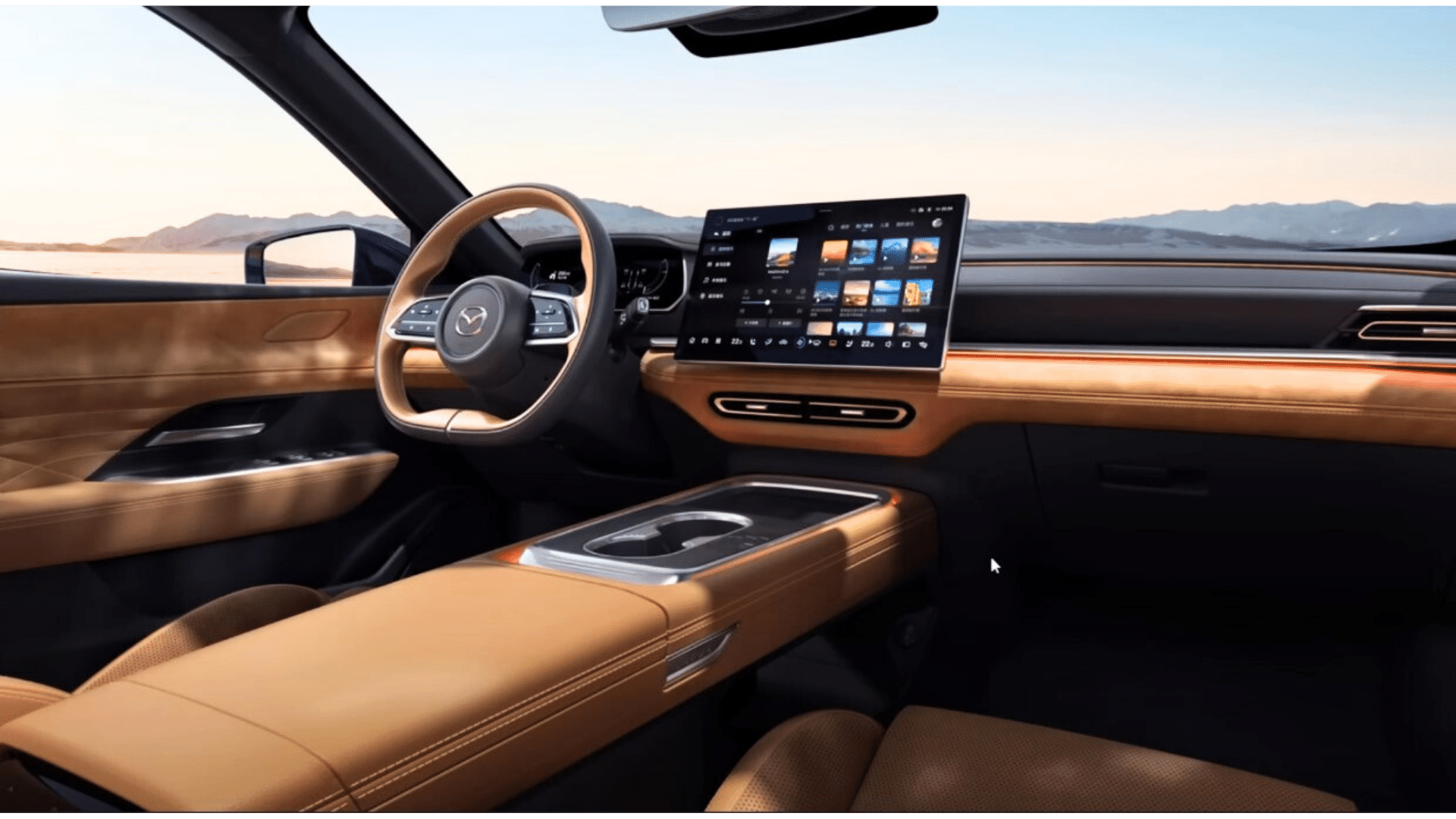 2025 Mazda 6 EV interior dashboard