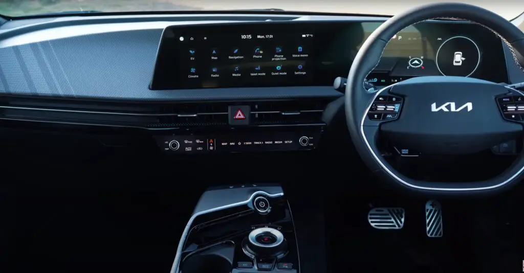 Kia EV 6 dashboard 